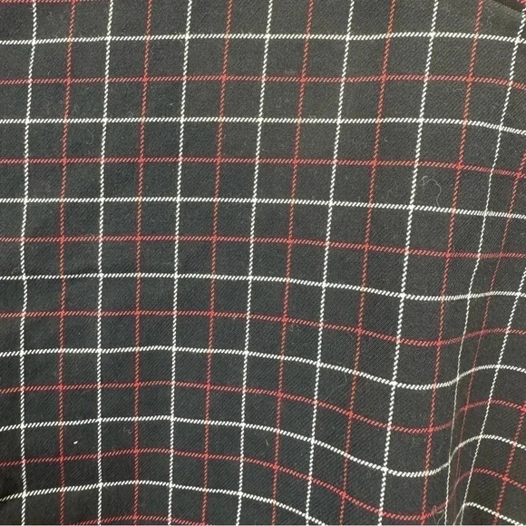 J. Jill Navy, Red and White Plaid Pants Size 10 - Picture 4 of 7